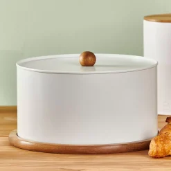 CASA Nagini Fiambrera Para Bizcocho Blanco, Natural| Taperes