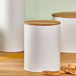CASA Nagini Fiambrera Para Galletas Blanco, Natural| Taperes