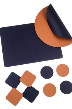 CASA Nappa Mantel Individual Negro, Marron| Manteles Individuales