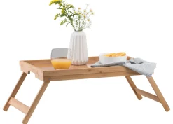 CASA New Bamboo Bandeja De Cama Natural| Bandejas