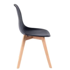 CASA New Mats Silla De Comedor Negro| Sillas De Comedor