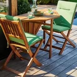 CASA New Oregon Mesa Plegable Natural| Mesas De Jardín