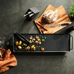 CASA New Plancha Plancha Para Asar Xxl Negro| Equipamiento De Cocina