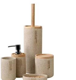 CASA New Resin Vaso Natural| Accesorios De Tocador