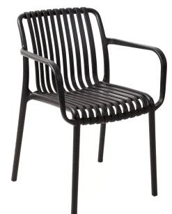 CASA Nomi Silla Negro| Sillas De Jardín