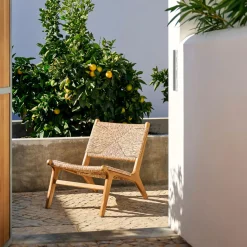 CASA Nuno Silla Lounge Natural| Sillas Lounge
