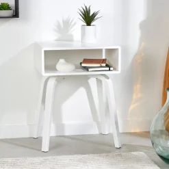 CASA Oli Mesilla De Noche Blanco| Mesillas De Noche
