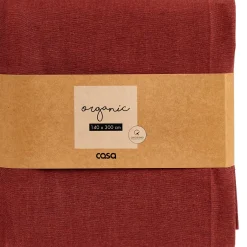 CASA Organic Mantel Rojo| Manteles
