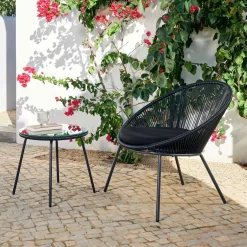 CASA Papayo & Acapulco Conjunto Lounge Negro| Conjuntos Lounge
