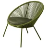 CASA Papayo Silla Lounge Con Cojin Verde| Sillas Lounge