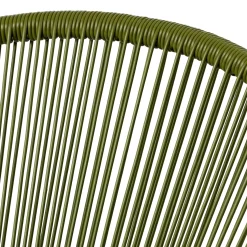 CASA Papayo Silla Lounge Con Cojin Verde| Sillas Lounge
