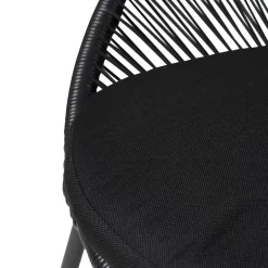 CASA Papayo Silla Lounge Negro| Sillas Lounge