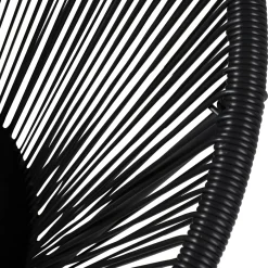 CASA Papayo Silla Lounge Negro| Sillas Lounge