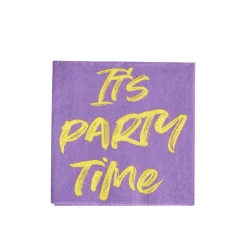 CASA Party Paquete De 20 Servilletas Morado| Servilletas