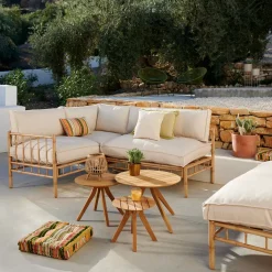 CASA Pauletta Eco Eco Cojin Arena Beis| Cojines Para Palets