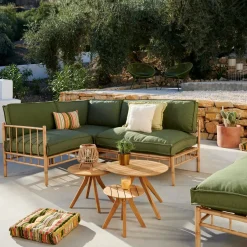 CASA Pauletta Luxe Verde| Cojines Para Palets