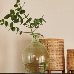 CASA Peonia Florero Verde Claro| Floreros