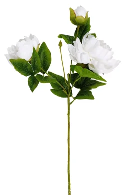 CASA Peony Rosa Peonia Blanco| Flores Artificiales
