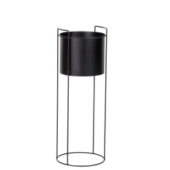 CASA Pluto Macetero Negro| Soportes Para Plantas