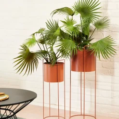 CASA Pluto Macetero Terracota| Soportes Para Plantas