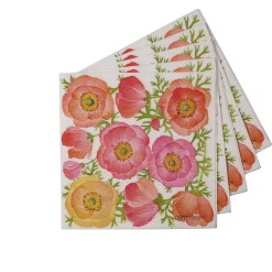 CASA Poppy Paquete De 20 Servilletas Rojo| Servilletas