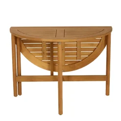 CASA Portland Mesa Plegable Natural| Mesas De Jardín