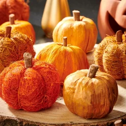 CASA Pumpkin Decoracion Naranja| Flores Artificiales