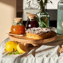 CASA Pure Luxury Soporte Para Pastel Natural| Fuentes Para Servir