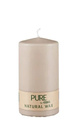 CASA Pure Vela Cilindrica Gris| Velas