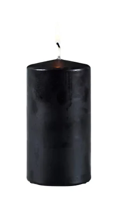 CASA Pure Vela Cilindrica Negro| Velas