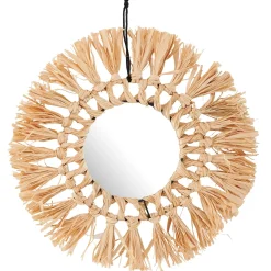 CASA Raffia Espejo Natural| Espejos