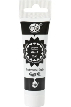 CASA Rainbowdust Gel De Color P/Pasta Azucar Negro| Alimentos