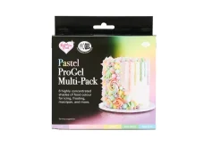CASA Rainbowdust Paquete 6 Gel Color P/Pasta Azucar Tonos Pastel Varios Colores| Alimentos
