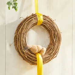 CASA Rattan Corona Natural| Flores Artificiales