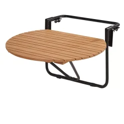 CASA Rava Mesa Plegable Mesa P/Balcon Natural| Conjuntos Para Balcon