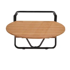 CASA Rava Mesa Plegable Mesa P/Balcon Natural| Conjuntos Para Balcon