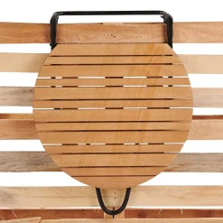 CASA Rava Mesa Plegable Mesa P/Balcon Natural| Conjuntos Para Balcon