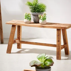 CASA Recycle Mesa Para Plantas Natural| Soportes Para Plantas