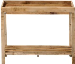 CASA Recycle Mesa Para Plantas Natural| Soportes Para Plantas