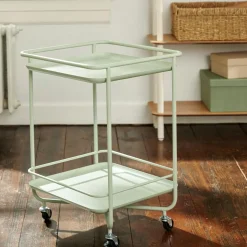 CASA Remus Carrito Cuadrado Menta Menta| Carritos