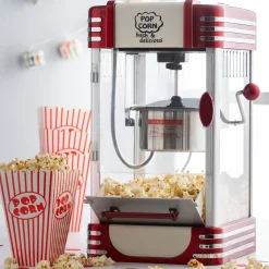 CASA Retro Fun Xl Palomitera Rojo| Equipamiento De Cocina