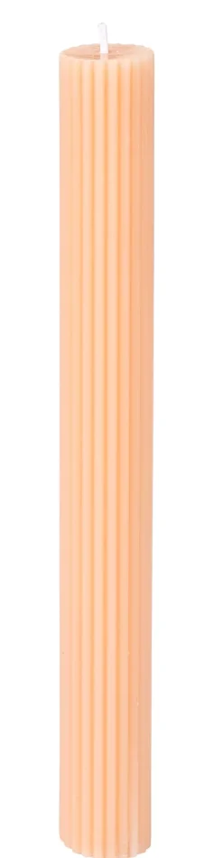 CASA Rib Vela Estriada Naranja| Velas