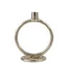 CASA Rings Candelabro Plateado| Candelabros