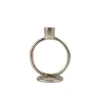 CASA Rings Candelabro Plateado| Candelabros