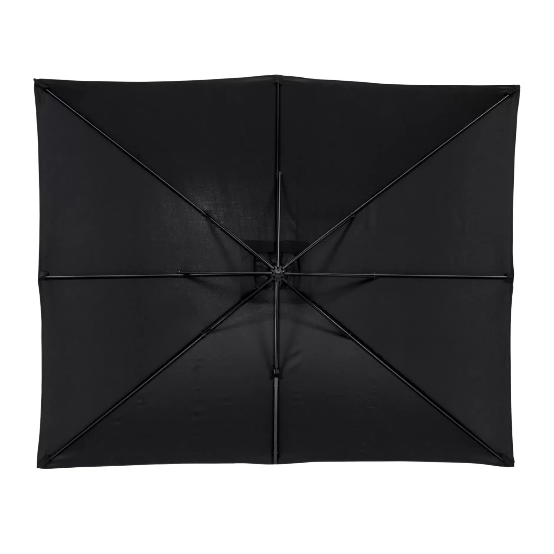 CASA Riva Parasol Colgante Sin Pie Negro| Parasoles