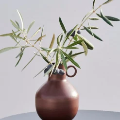 CASA Rondo Florero Marron Oscuro| Floreros