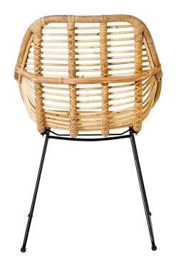 CASA Rotan Silla De Comedor Natural| Sillas De Comedor
