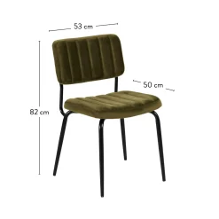 CASA Roxy Silla De Comedor Ancho Asiento: 46 Cm| Sillas De Comedor