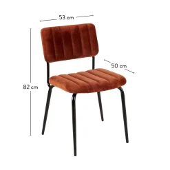 CASA Roxy Silla De Comedor Ancho Asiento: 46 Cm| Sillas De Comedor