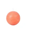 CASA Rustic Vela Esferica Naranja| Velas